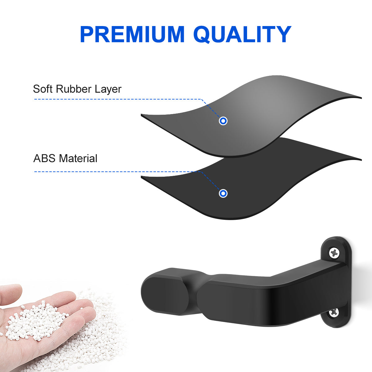 constructed with durable ABS material