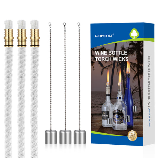 LANMU Wine Bottle Torch Wicks