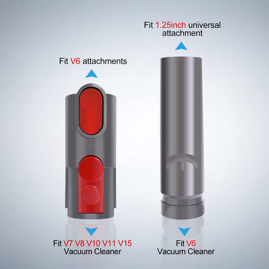 an adapter for universal attachments to V6 vacuum cleaner.