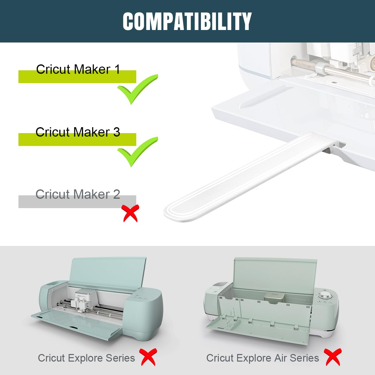 holder compatible with the Cricut Maker and Cricut Maker 3 cutting machine. 