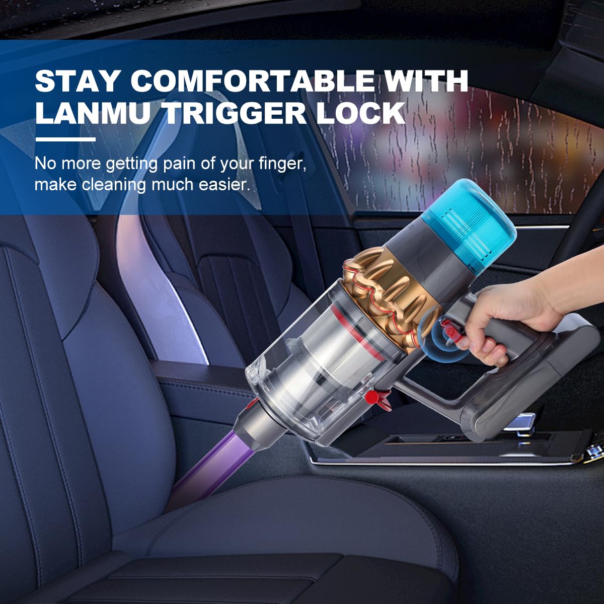 No more getting pain of your finger, make cleaning much easier.