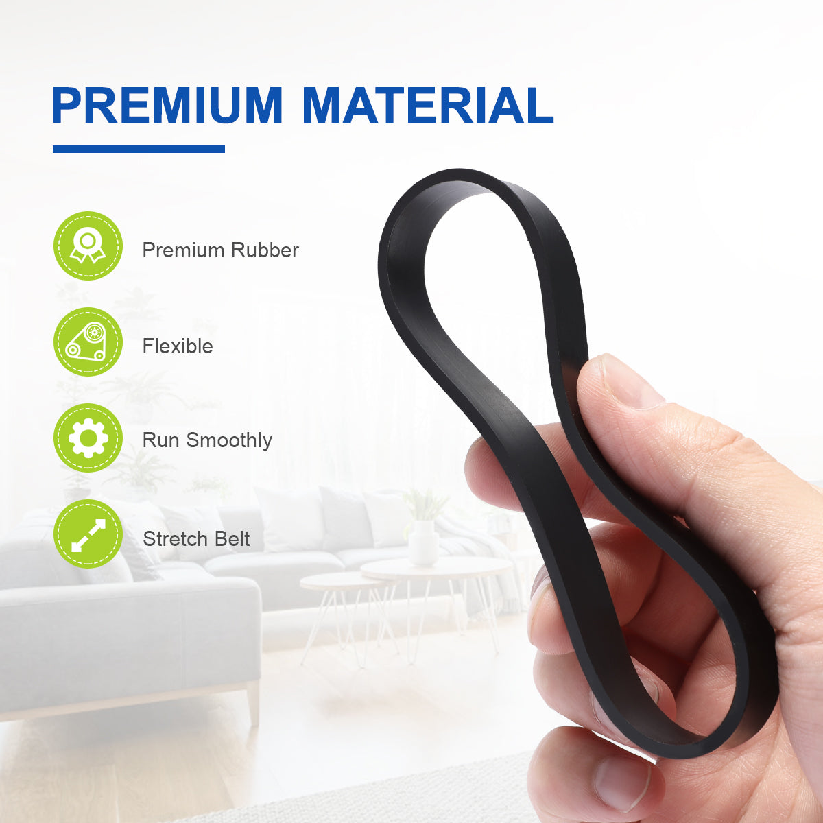 LANMU Style 7/9/10 P/N 3031120 Replacement Belts Compatible with Bissell