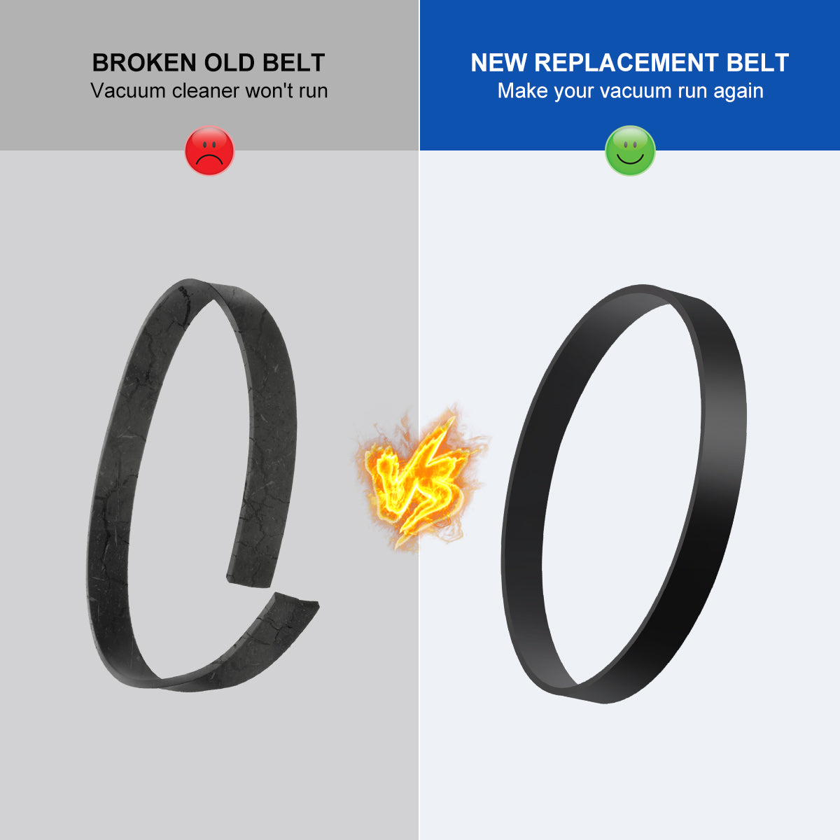 LANMU Style 7/9/10 P/N 3031120 Replacement Belts Compatible with Bissell