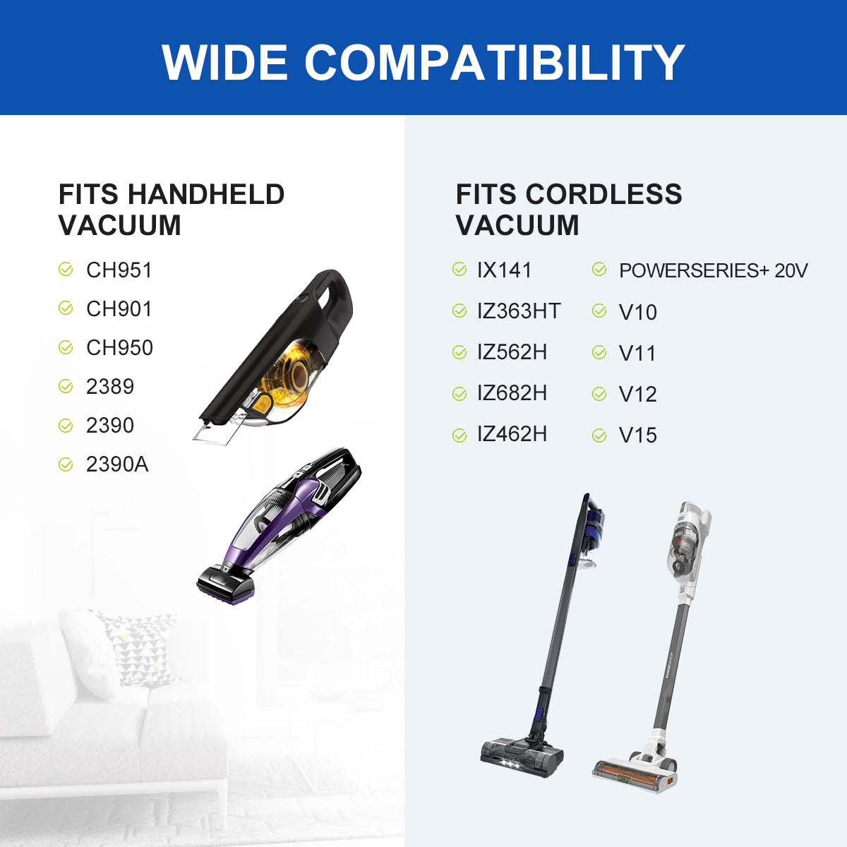 LANMU Wall Mount Holder Compatible with Shark Pet Cordless Stick Vacuum